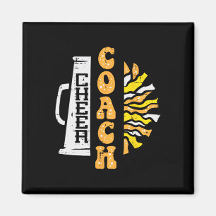 Cheerleader Cheer Coach Megafoon Cheerleading Mann Magneet