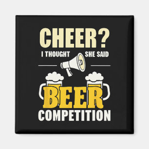 Cheerleader Cheer Papa Ik Dacht Dat Ze Bier Zei Co Magneet