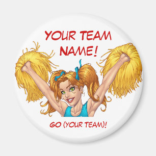 Cheerleader Cheerlead Stuff Magneet