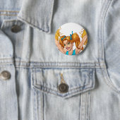 Cheerleader Cheerlead Stuff Ronde Button 5,7 Cm (In situ)
