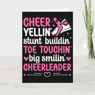 Cheerleader Cheerleading Cheer Kaart