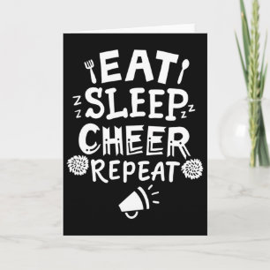 Cheerleader Cheerleading Juichen Cadeau Kaart