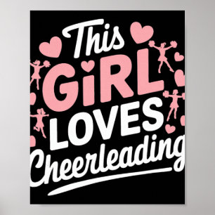 Cheerleader Cheerleading Meisje Cheerleader Meisje Poster