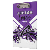 Cheerleader Coach - Purple, Black & White Klembord (Links)