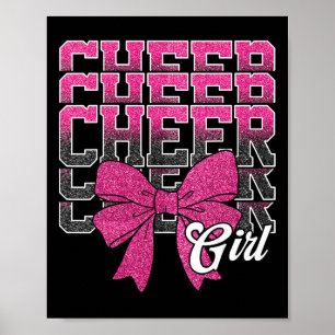 Cheerleader Coquette Strik Cheerleading Cheerleade Poster