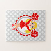 Cheerleader - Cute Red Blonde Cheer Legpuzzel (Horizontaal)