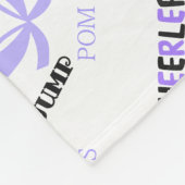 Cheerleader Dance Fleece Deken (Hoek)