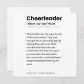 Cheerleader Definitie, Cheerleading Dank u (Voorkant / Achterkant)