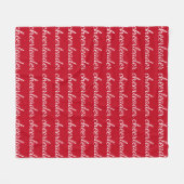 Cheerleader Fleece Blanket (Voorkant (Horizontaal))