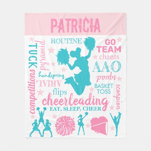 Cheerleader Fleece Blanket (Voorkant)