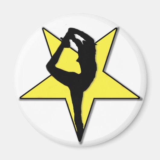 Cheerleader flyer stermagneet magneet (Voorkant)