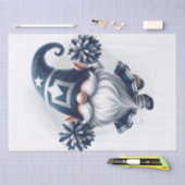 Cheerleader Gnome Tissuepapier (Craft)