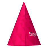 Cheerleader "Happy Birthday", gepersonaliseerd Feesthoedjes (Achterkant)