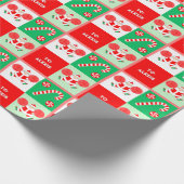 Cheerleader Holiday Gift Wrapping Pap Cadeaupapier (Hoek)