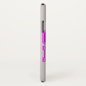 Cheerleader in roze iphone x hoesje (Achterkant / rechts)