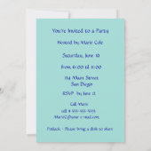 Cheerleader JE WORDT GEÏNVITEERD Kaart (Achterkant)