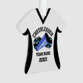 Cheerleader Jersey met foto Ornament (voorkant)