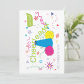 Cheerleader Kaart (Staand voorkant)