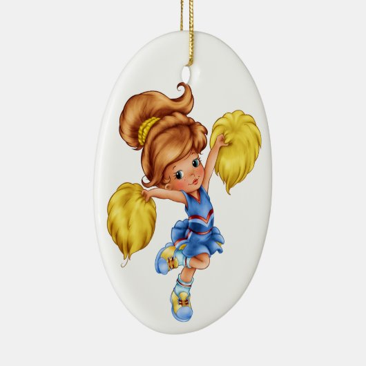 Cheerleader Keramisch Ornament (Rechts)