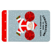 Cheerleader kerstcadeau magneet (Horizontaal)