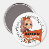 Cheerleader Magnet Magneet (Voorkant / Achterkant)