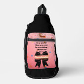 Cheerleader Make-up Pouch Sling Bag (Voorkant)