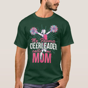 Cheerleader mam Cheering Cheer Moederdag Cheerle T-shirt