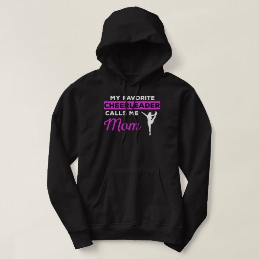 Cheerleader Mam Gift Hoodie (Design voorkant)