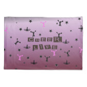 Cheerleader meisjes gepersonaliseerde kussen kussensloop (Achterkant)