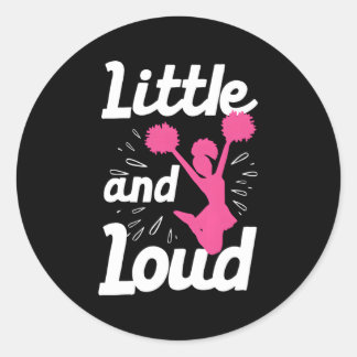Cheerleader NS Cheerleading Cheer Gymnast Ronde Sticker