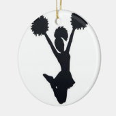 CHEERLEADER-ORNAMENT KERAMISCH ORNAMENT (Links)