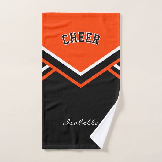 Cheerleader Outfit in het Oranje Handdoek (Handdoek)