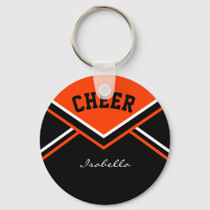 Cheerleader Outfit in het Oranje Sleutelhanger