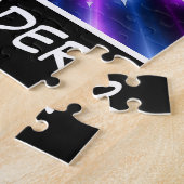 Cheerleader Paarse en Blue Explosion Legpuzzel (Zijkant)