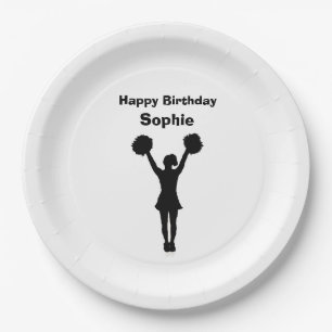 "Cheerleader" papieren Borden Papieren Bordje