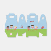 Cheerleader Party Bedankdoosjes (Uitgevouwen)