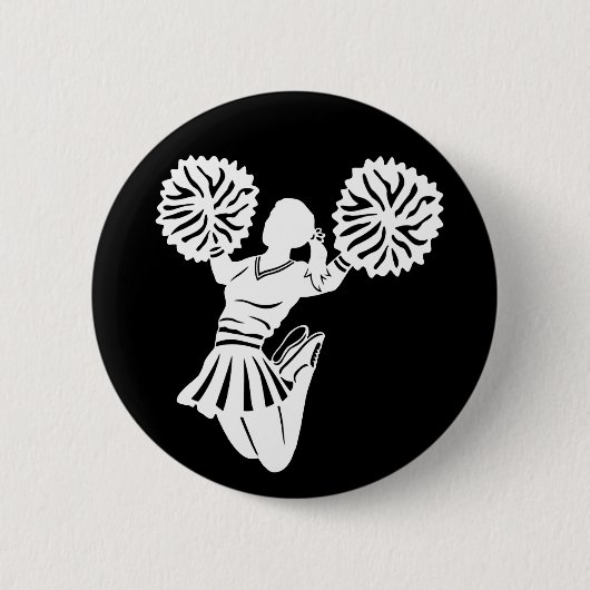 Cheerleader-pin Ronde Button 5,7 Cm (Voorkant)