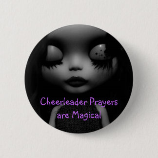 Cheerleader Prayers is Magisch Ronde Button 5,7 Cm