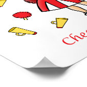 Cheerleader Princess Poster (Hoek)