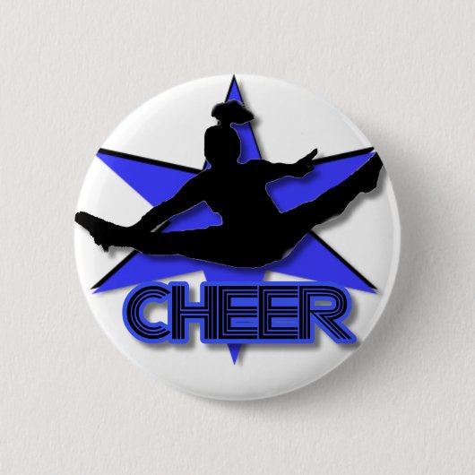 Cheerleader Ronde Button 5,7 Cm (Voorkant)