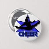 Cheerleader Ronde Button 5,7 Cm (Voorkant /achterkant)