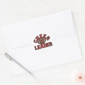 Cheerleader Ronde Sticker (Envelop)