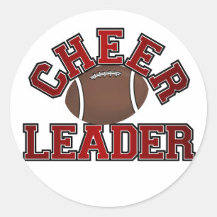 Cheerleader Ronde Sticker