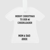 Cheerleader Royal Blue Ornament (achterkant)