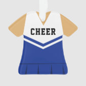 Cheerleader Royal Blue Ornament (voorkant)