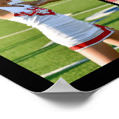 Cheerleader Senior Afstuderen 5 Fotocollage Poster (Hoek)