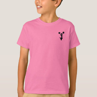 Cheerleader silhouette t-shirt