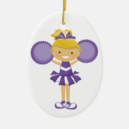Cheerleader - SRF Keramisch Ornament (Voorkant)