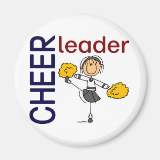 Cheerleader Stick Figuur Magneet