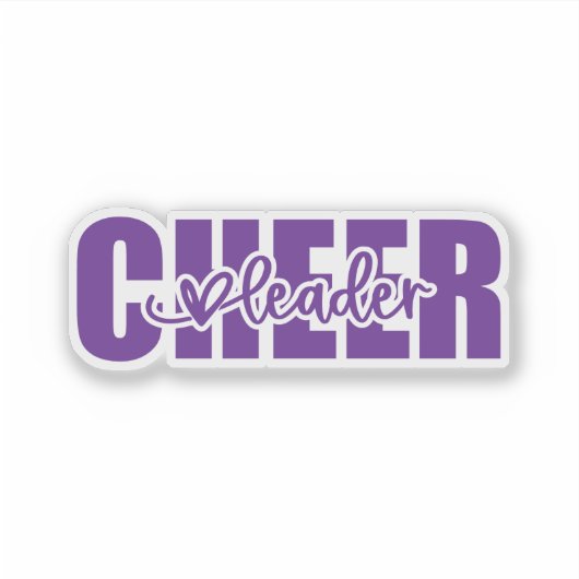 Cheerleader Sticker (Voorkant)